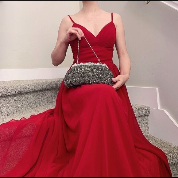 New Gorgeous Vintage Evening Bag With Sequins & Beads - Picture 4 of 11